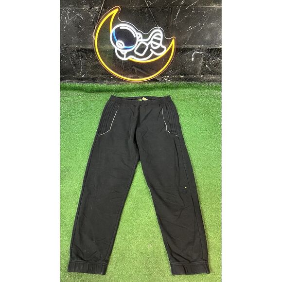 Hugo Boss Designer‎ Heavyweight Black Sweatpants Joggers Men's Size Large LG - Picture 1 of 6